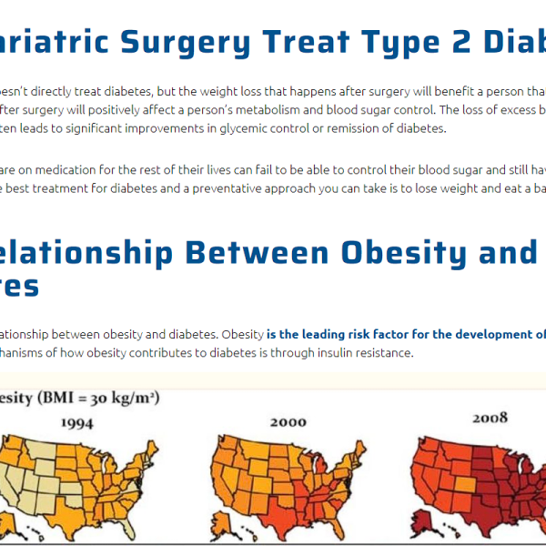 Bariatric Surgery and Type 2 Diabetes l Professional Medical Writing