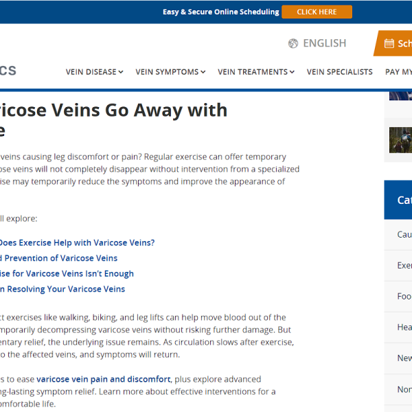 Varicose Veins l Professional Medical Writing